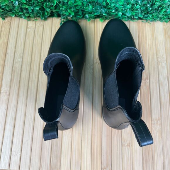 Women's Storm By Cougar Black Waterproof Celeste Rain Boots Size 8 - Picture 4 of 7